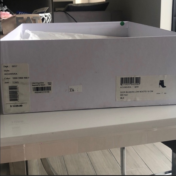 Christian DIOR Black Leather Amazing Boots,9.5 - Picture 5 of 10